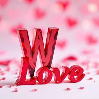 Romantic scenes — litera W