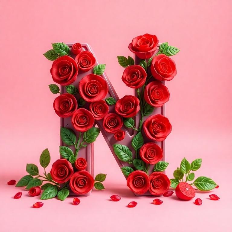 Roses 3 — litera N