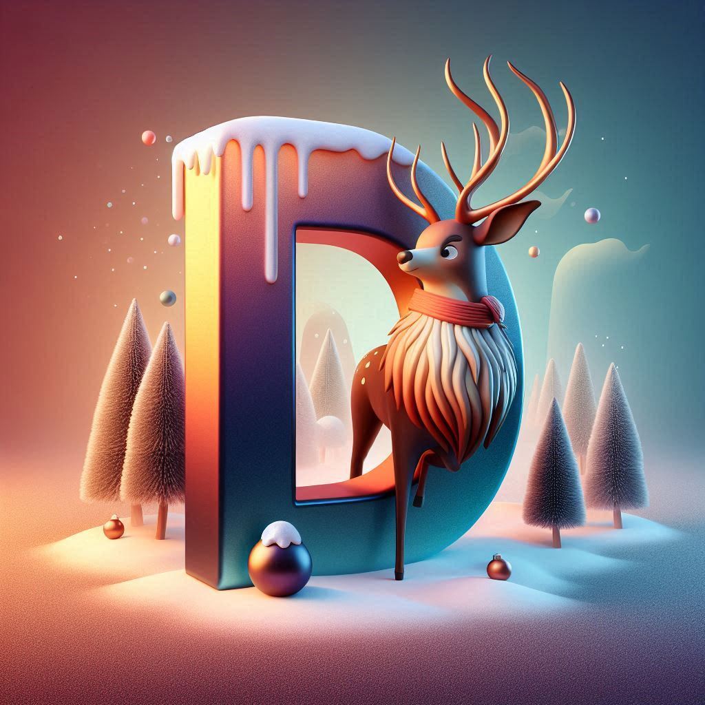 Rudolph — litera D (wariant 2)