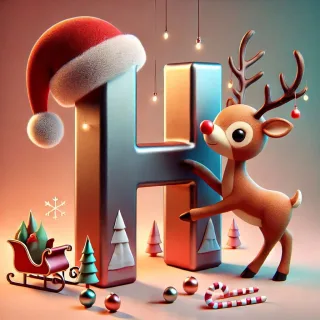 Rudolph — litera H (wariant 2)