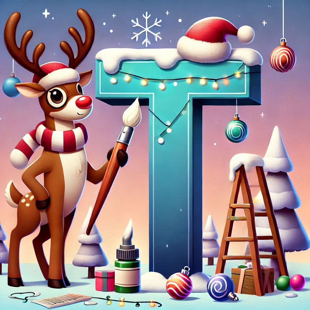 Rudolph — litera T (wariant 2)