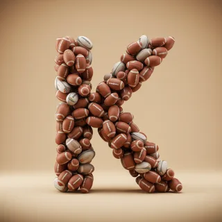Rugby balls — litera K (wariant 2)