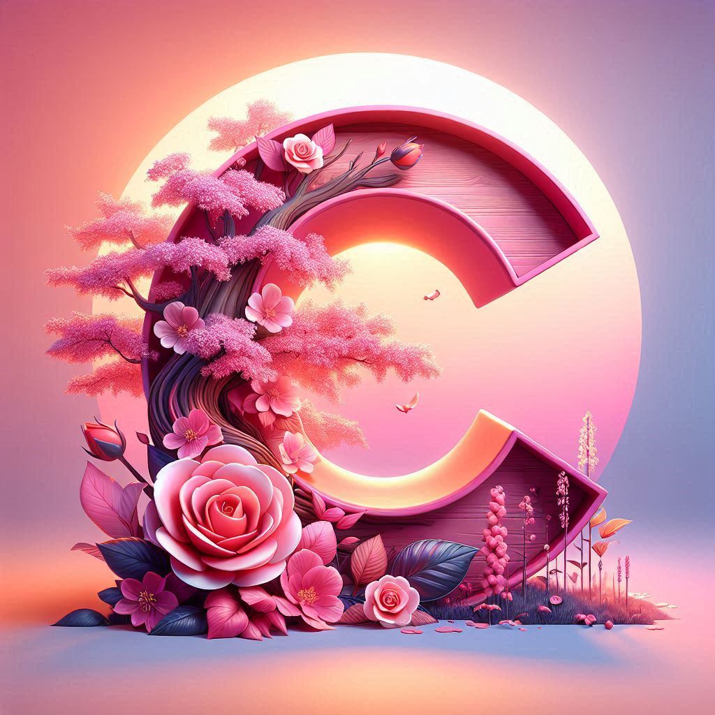 Sakura tree 2 — litera C (wariant 2)