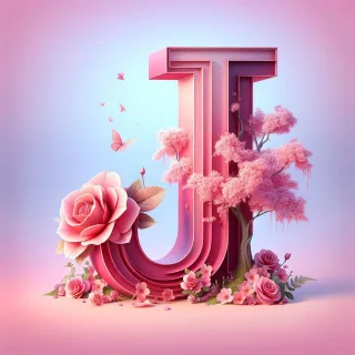 Sakura tree 2 — litera J
