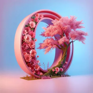 Sakura tree 2 — litera O