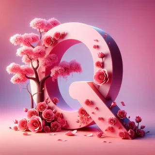 Sakura tree 2 — litera Q