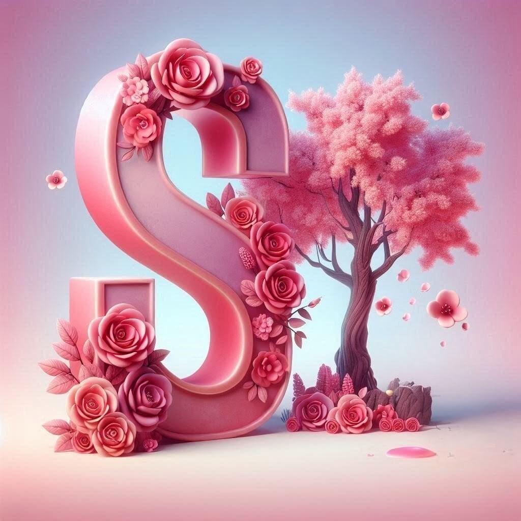 Sakura tree 2 — litera S (wariant 2)