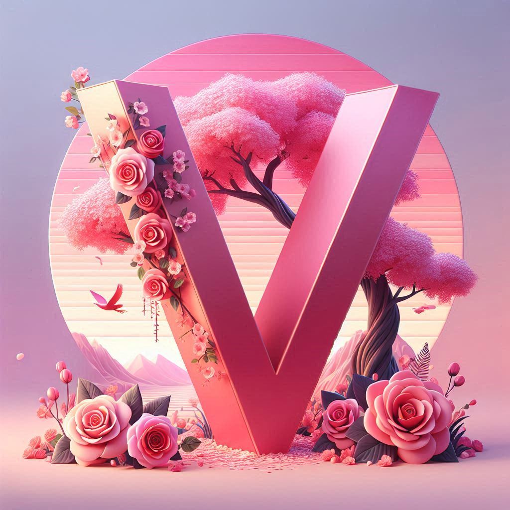 Sakura tree 2 — litera V