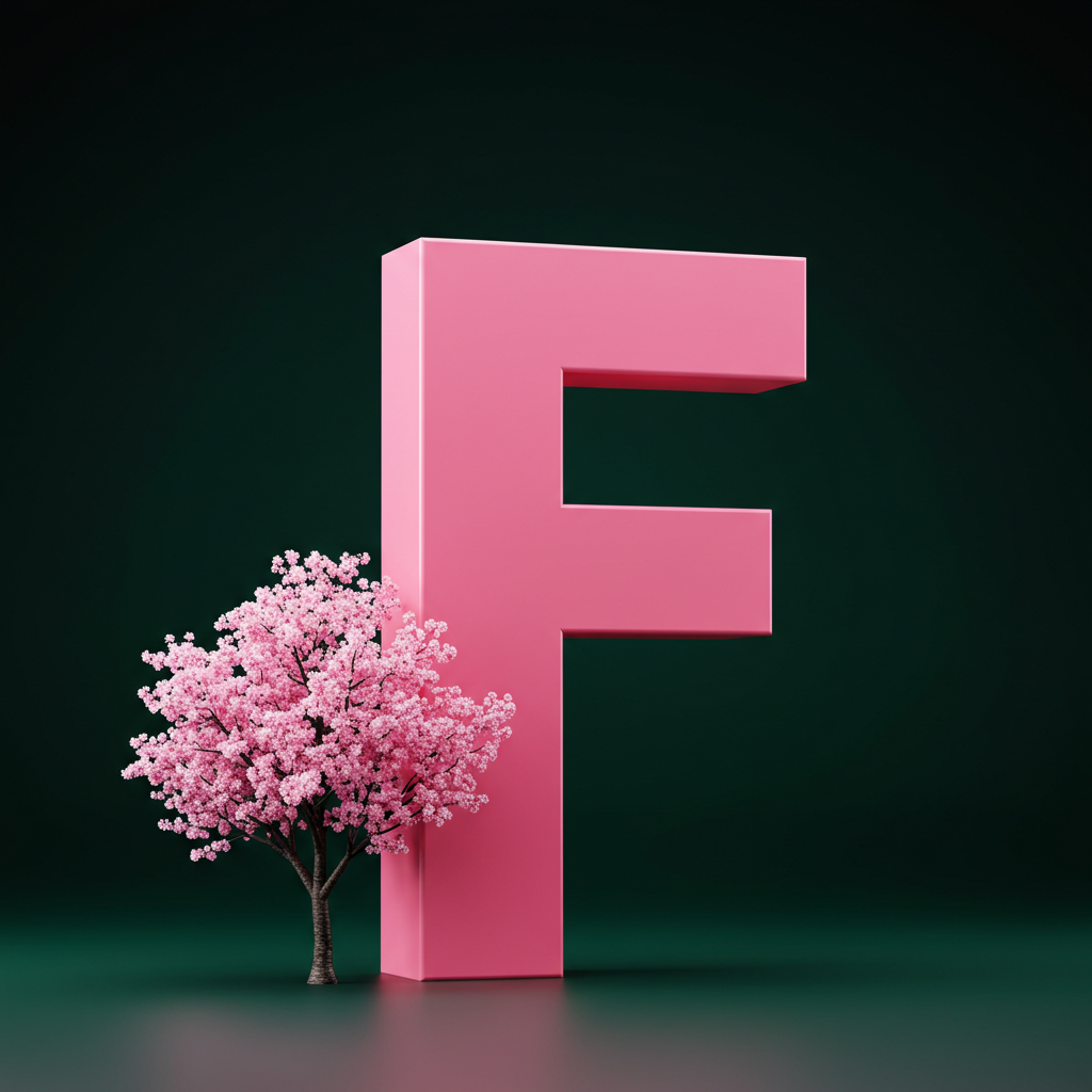 Sakura tree — litera F