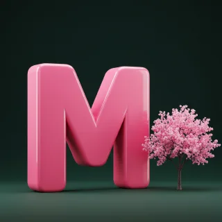 Sakura tree — litera M