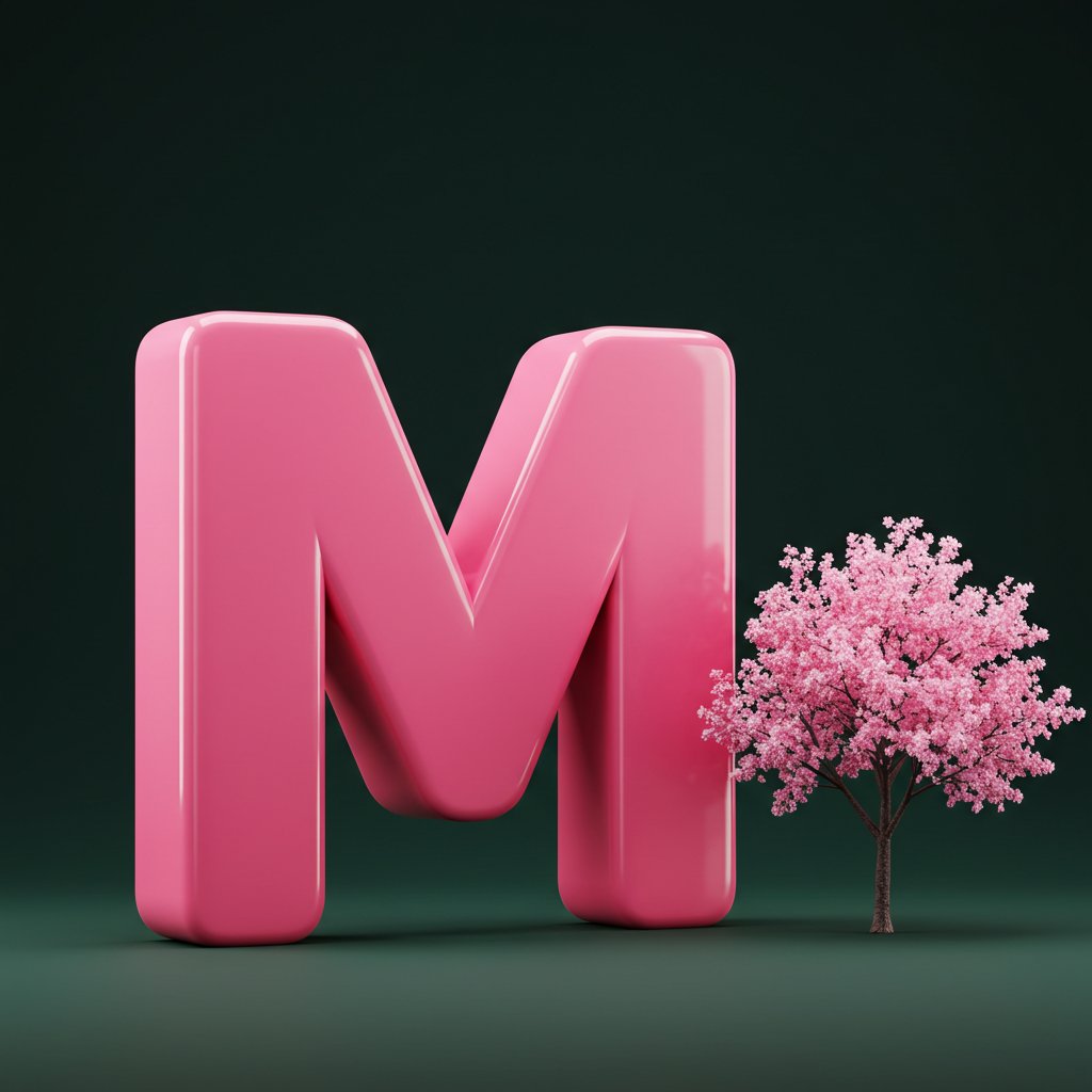 Sakura tree — litera M