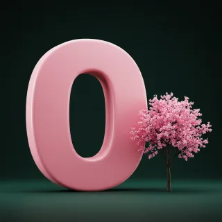 Sakura tree — litera O