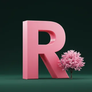 Sakura tree — litera R