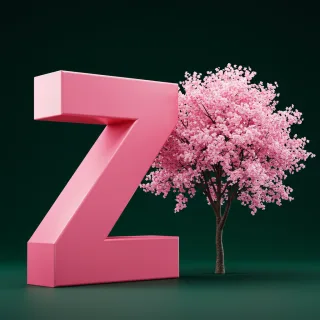 Sakura tree — litera Z (wariant 2)