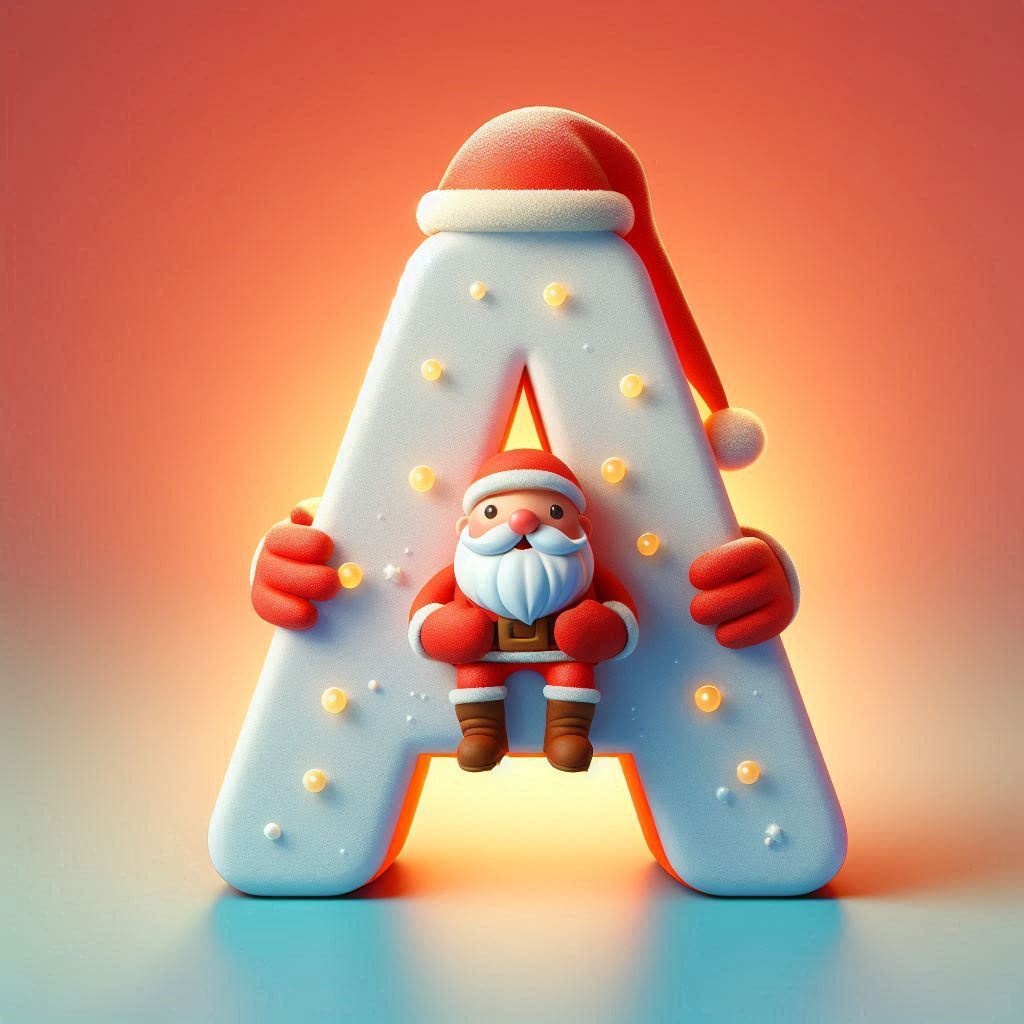 Santa Claus — litera A (wariant 2)