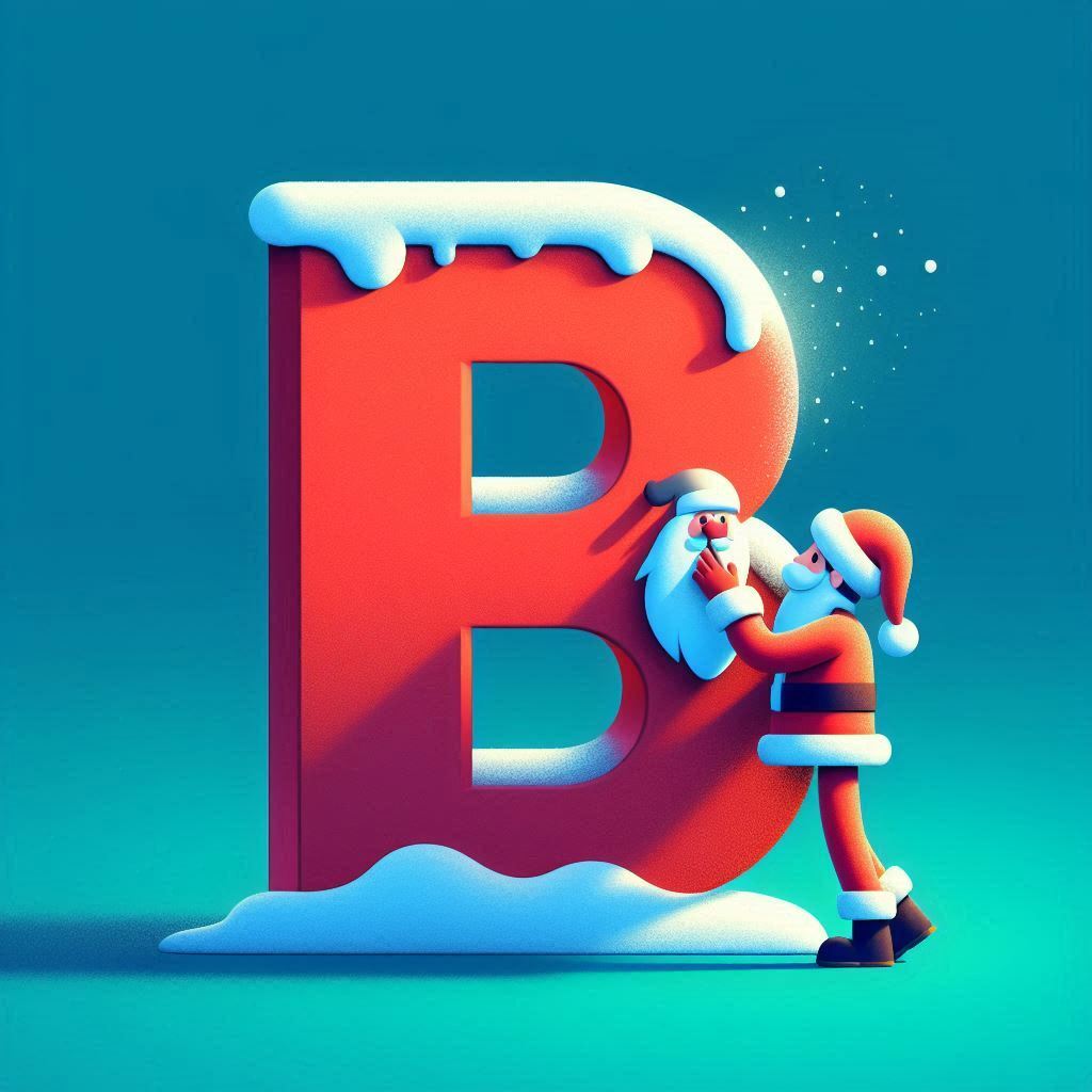 Santa Claus — litera B (wariant 2)