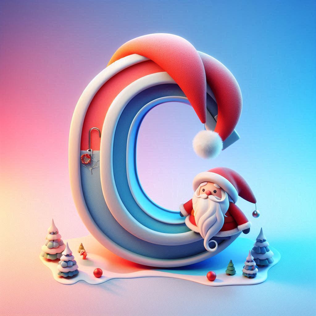 Santa Claus — litera C (wariant 2)