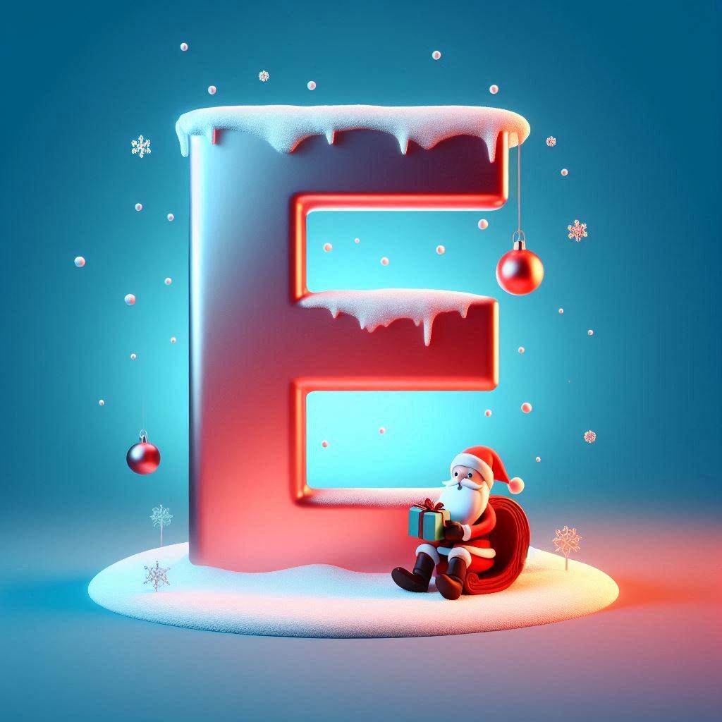 Santa Claus — litera E (wariant 2)