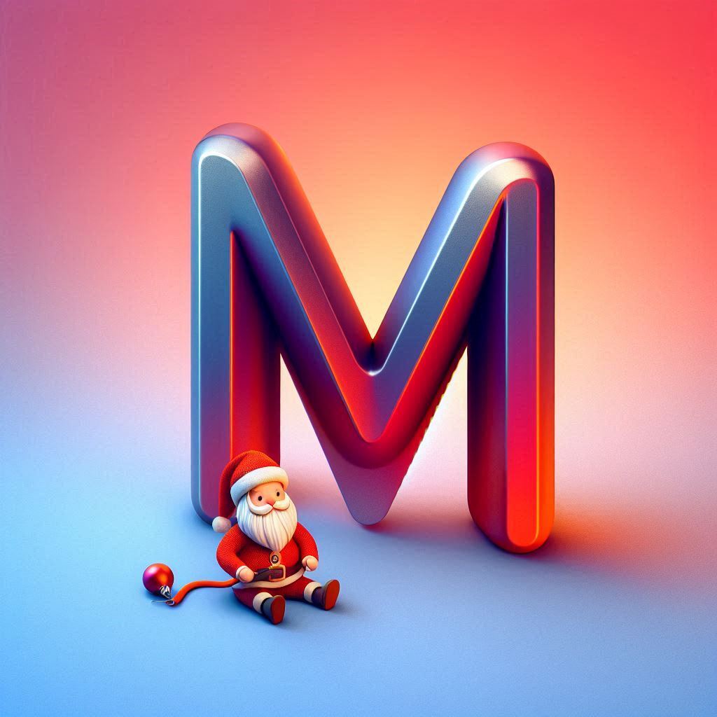 Santa Claus — litera M (wariant 2)