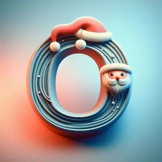 Santa Claus — litera O (wariant 2)