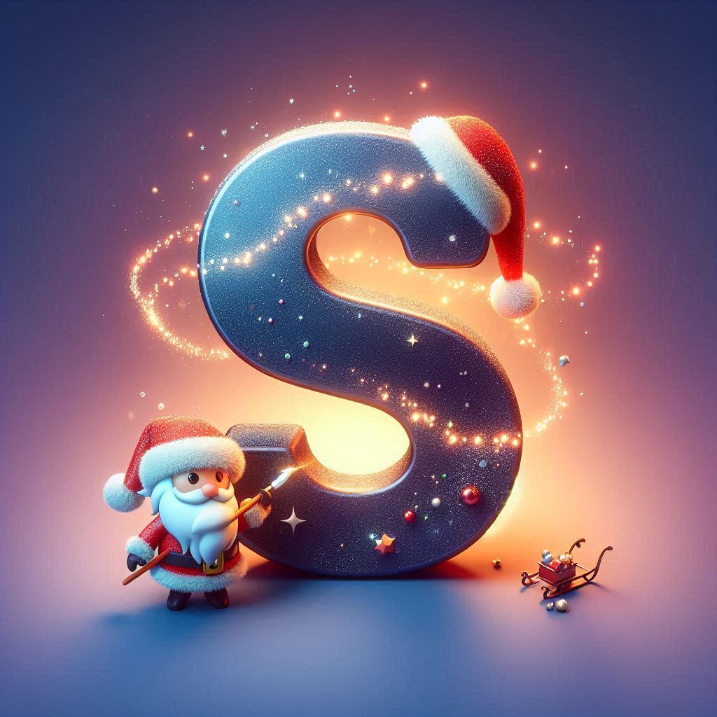 Santa Claus — litera S (wariant 2)