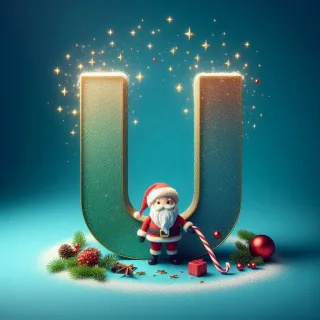 Santa Claus — litera U (wariant 2)