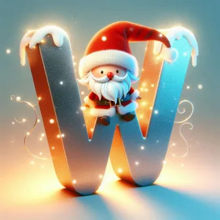 Santa Claus — litera W