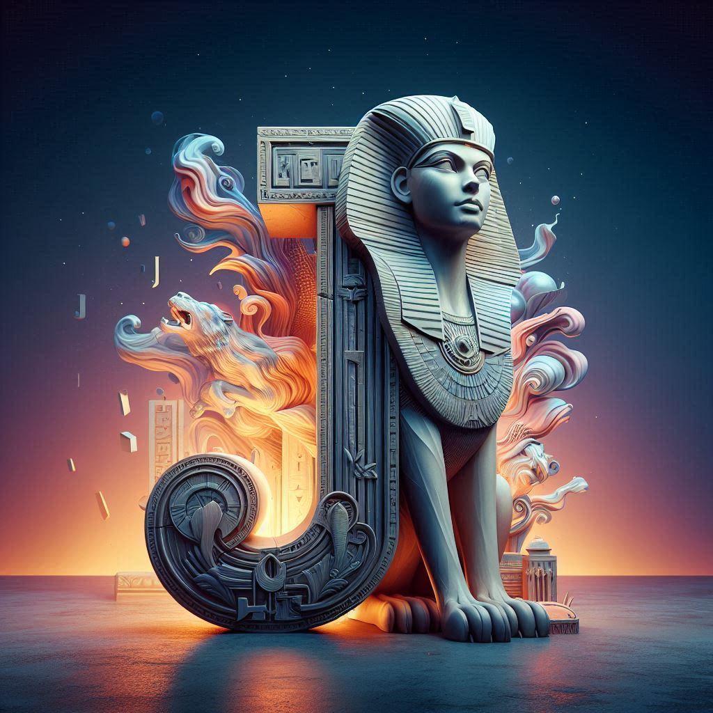Sfinks — litera J