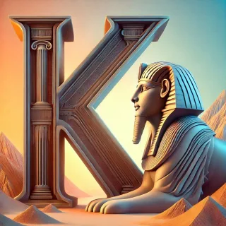 Sfinks — litera K (wariant 2)