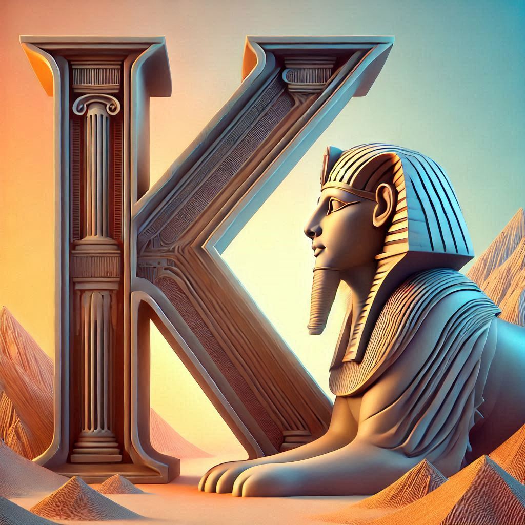Sfinks — litera K (wariant 2)