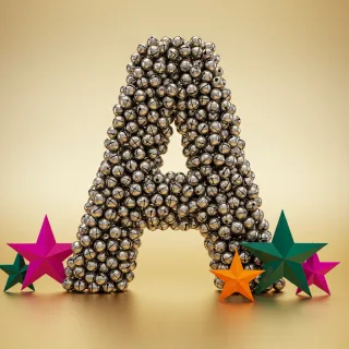 Silver bells — litera A (wariant 2)