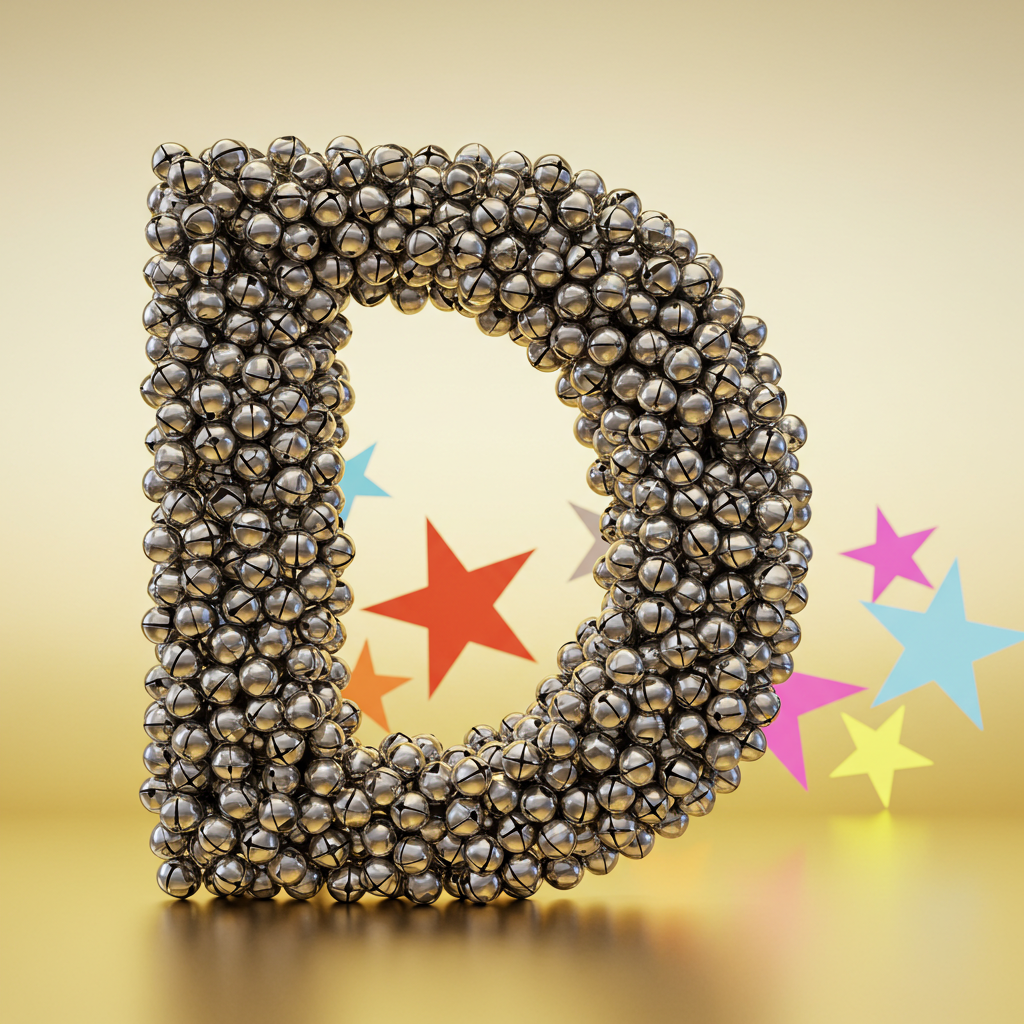 Silver bells — litera D (wariant 2)
