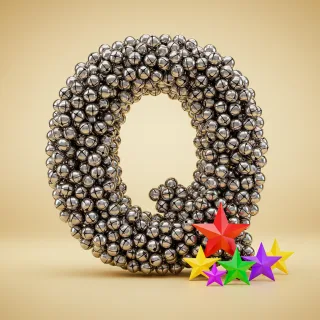 Silver bells — litera Q (wariant 2)