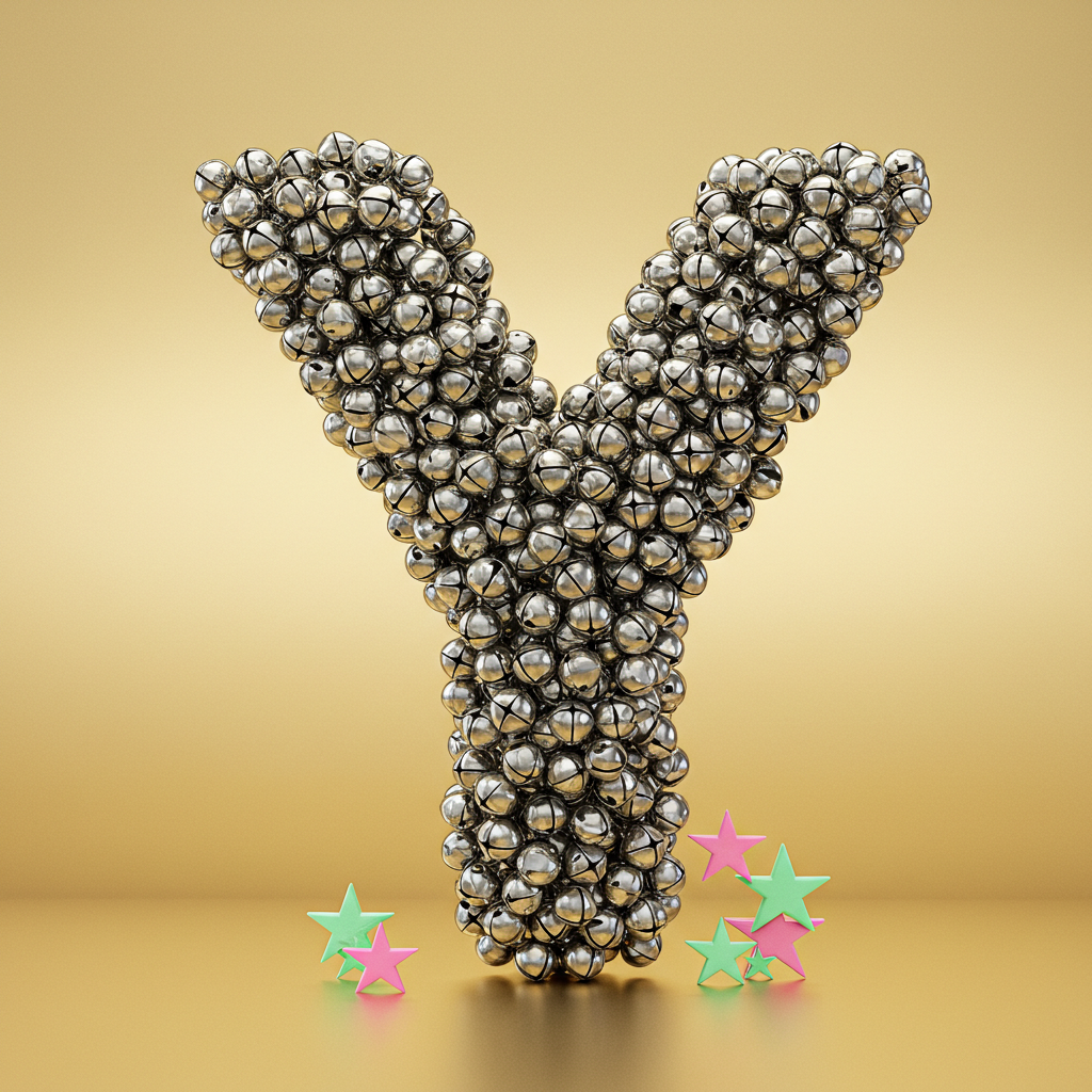 Silver bells — litera Y (wariant 2)
