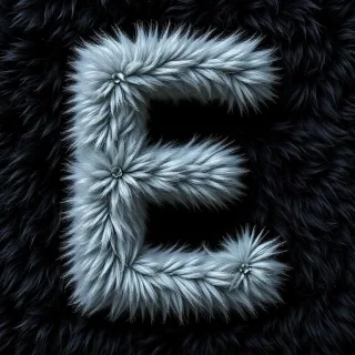 Silver fur — litera E