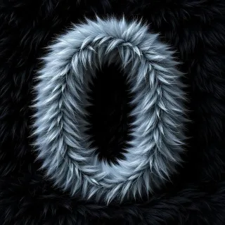 Silver fur — litera O