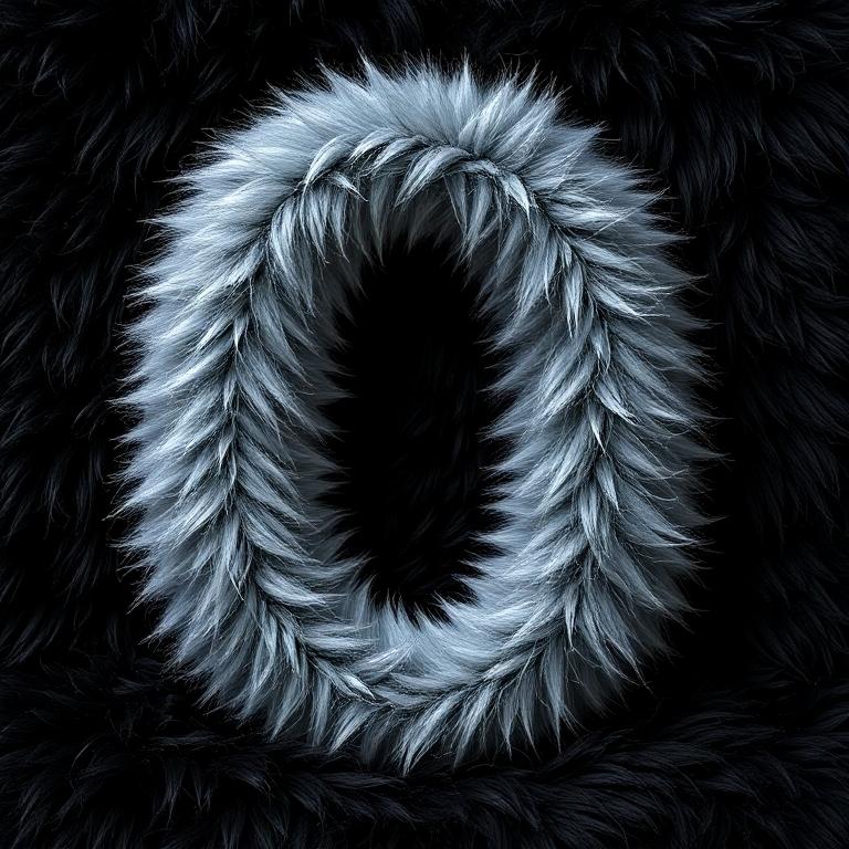 Silver fur — litera O