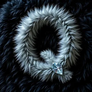 Silver fur — litera Q