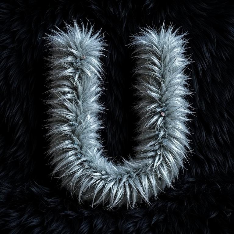 Silver fur — litera U