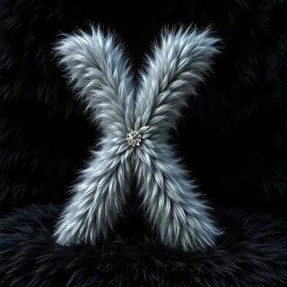 Silver fur — litera X