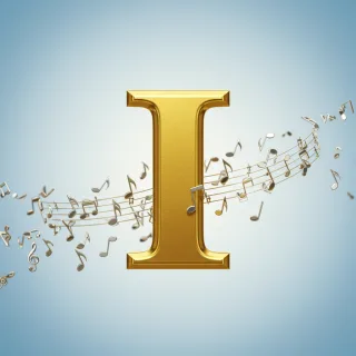 Silver music notes 2 — litera I