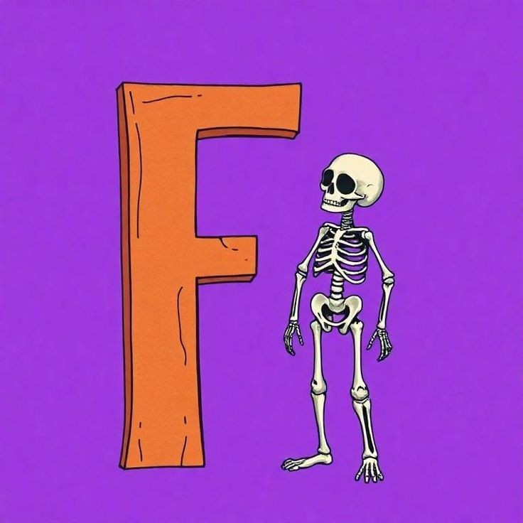 Skeleton — litera F
