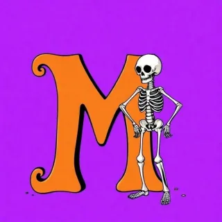 Skeleton — litera M