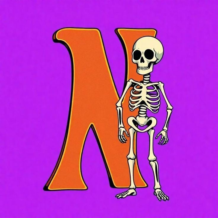 Skeleton — litera N