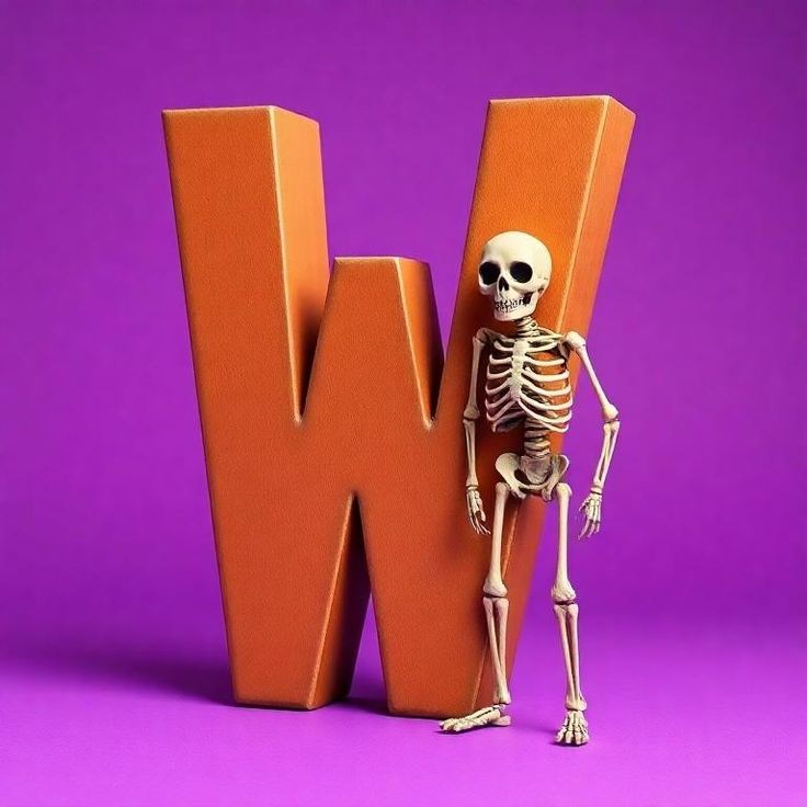 Skeleton — litera W