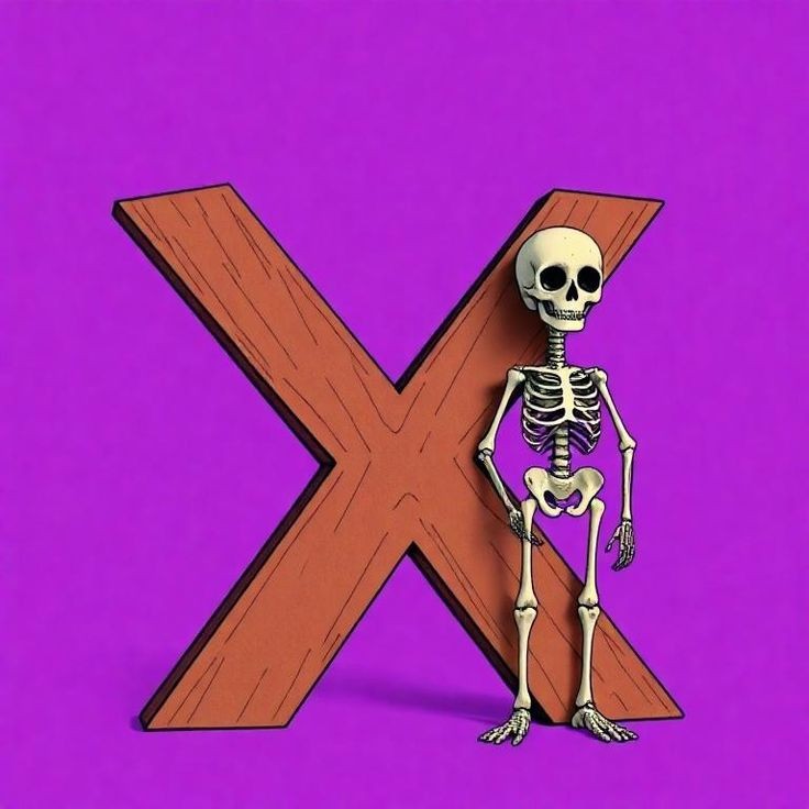 Skeleton — litera X
