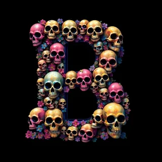 Skulls — litera B