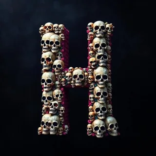 Skulls — litera H