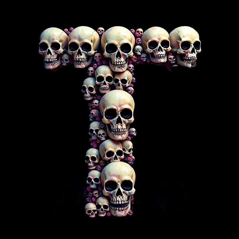Skulls — litera T