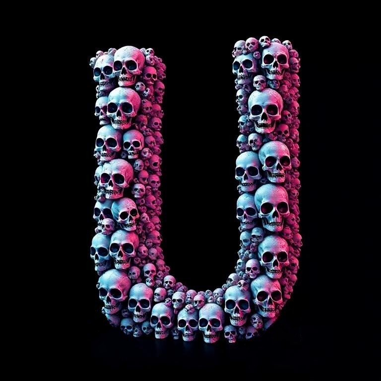 Skulls — litera U